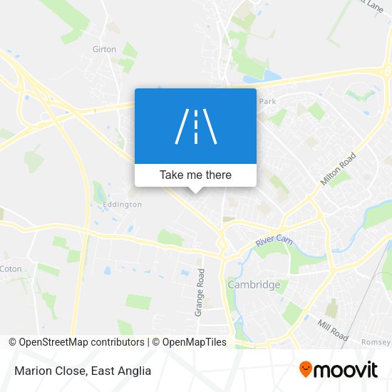 Marion Close map