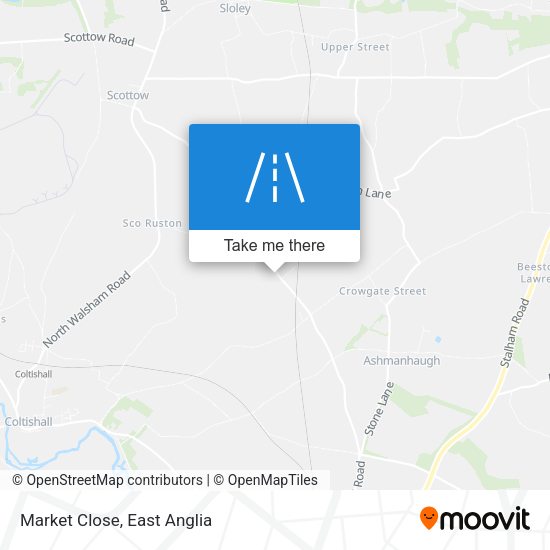 Market Close map