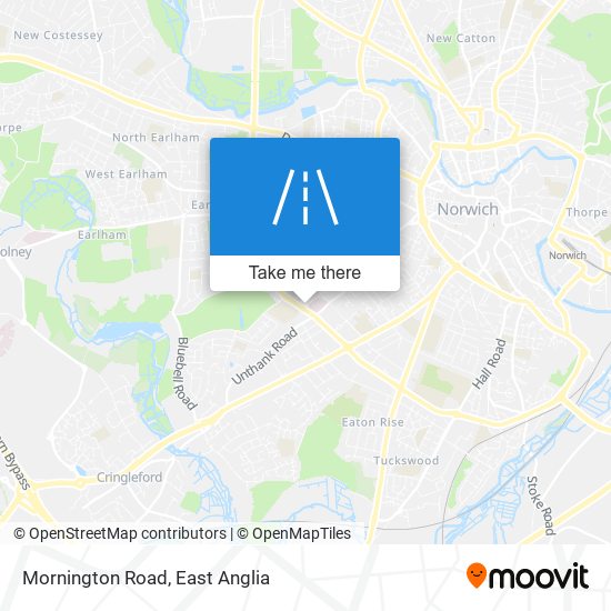 Mornington Road map