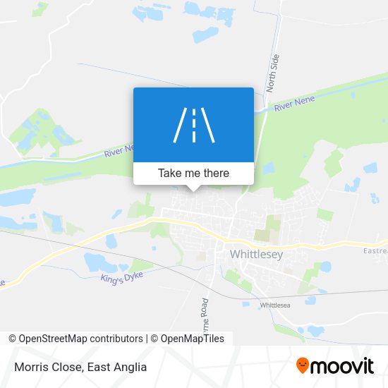 Morris Close map