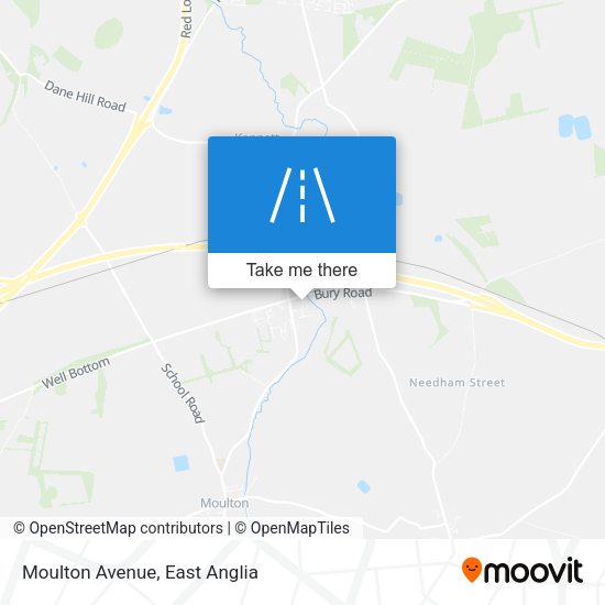 Moulton Avenue map