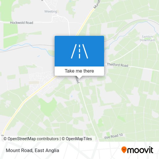 Mount Road map