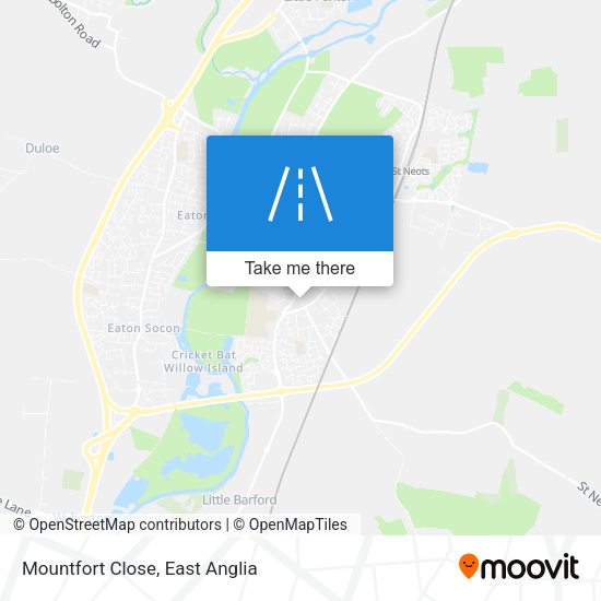 Mountfort Close map