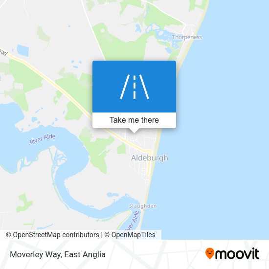 Moverley Way map