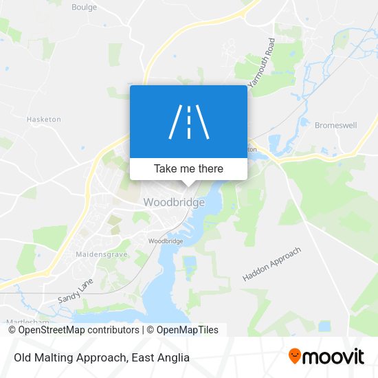 Old Malting Approach map