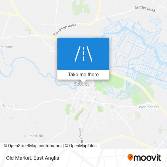 Old Market map