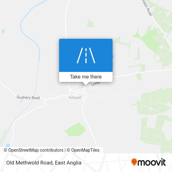 Old Methwold Road map