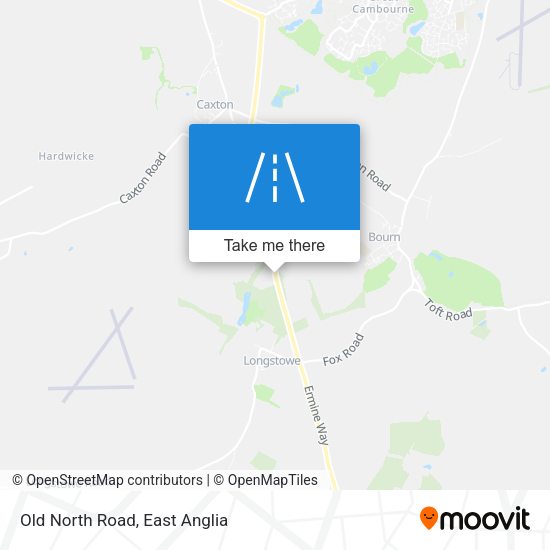 Old North Road map