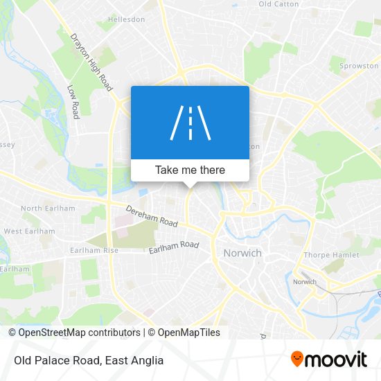 Old Palace Road map