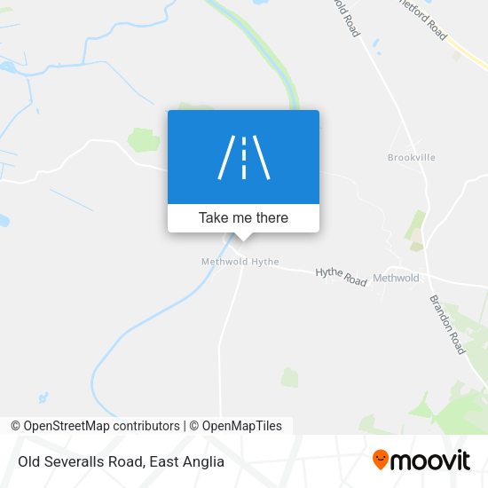 Old Severalls Road map
