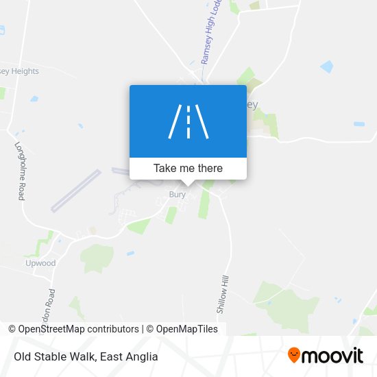 Old Stable Walk map