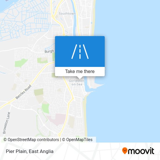 Pier Plain map