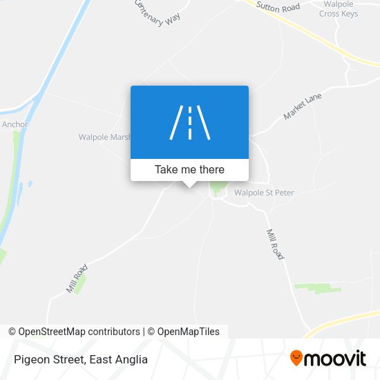 Pigeon Street map