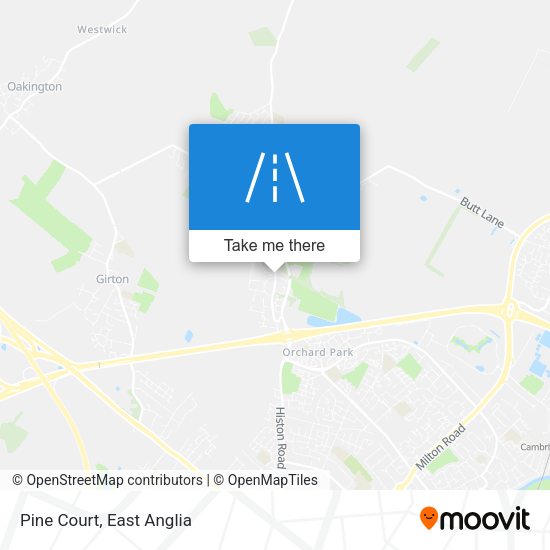 Pine Court map