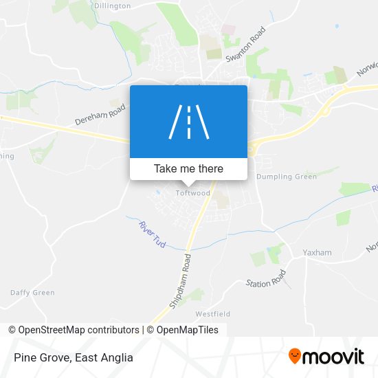 Pine Grove map