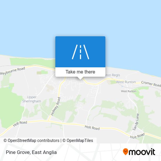 Pine Grove map
