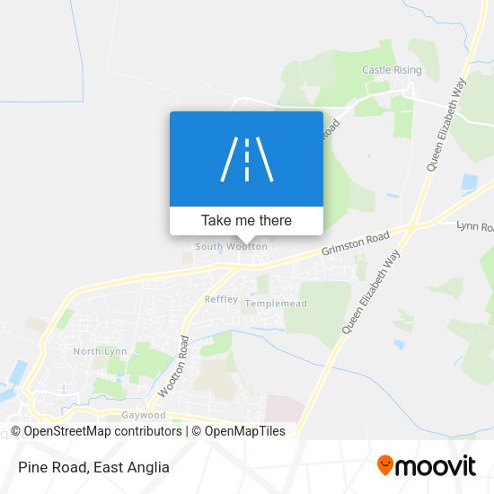 Pine Road map