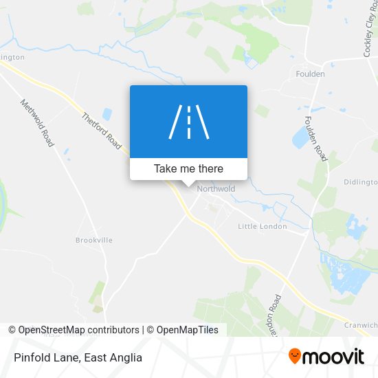Pinfold Lane map