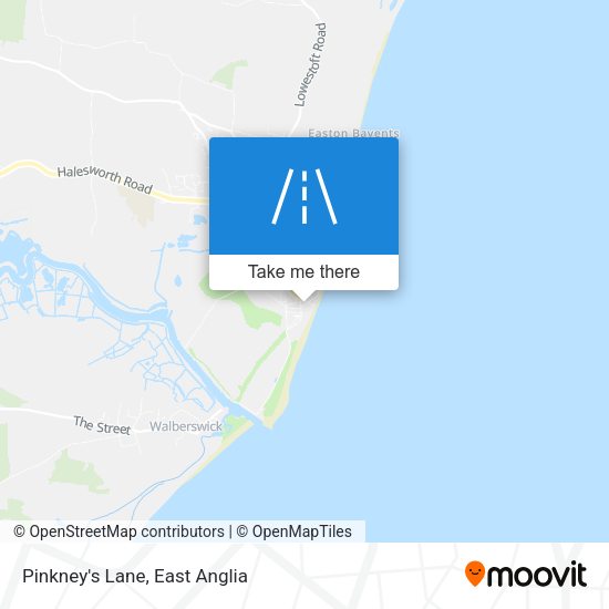 Pinkney's Lane map