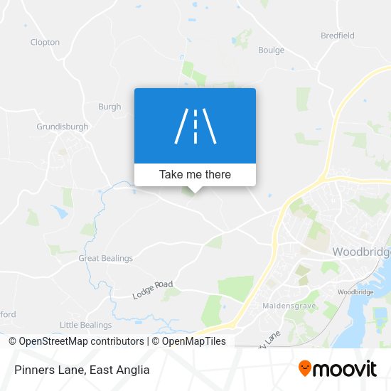 Pinners Lane map
