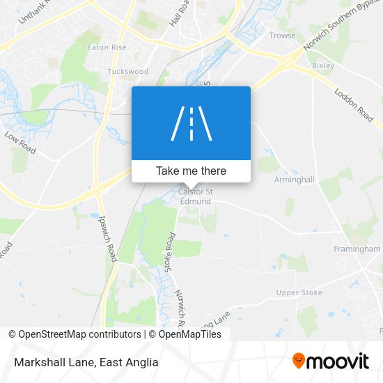 Markshall Lane map