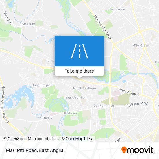 Marl Pitt Road map