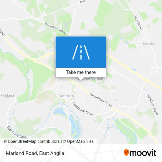 Marland Road map