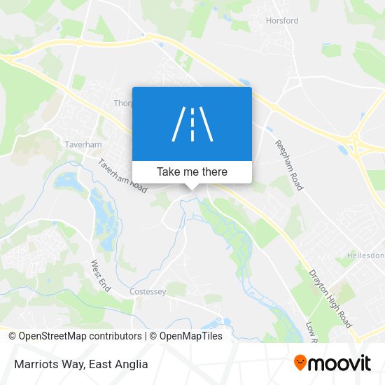 Marriots Way map