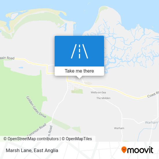 Marsh Lane map
