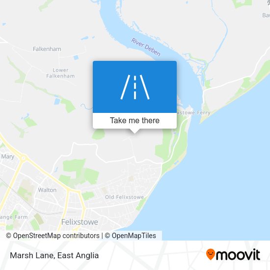 Marsh Lane map
