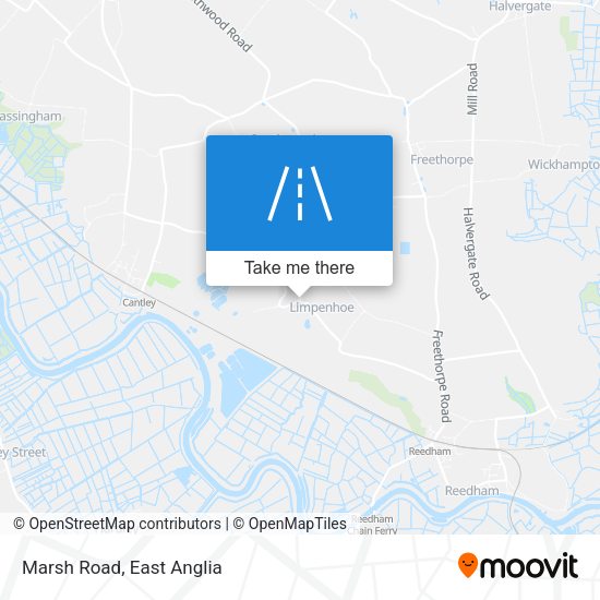 Marsh Road map