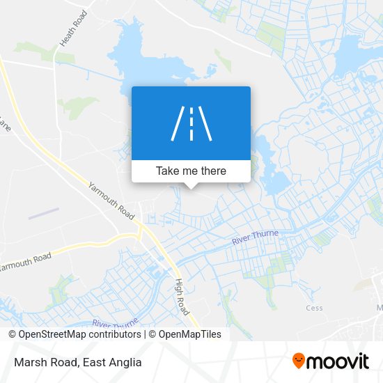 Marsh Road map