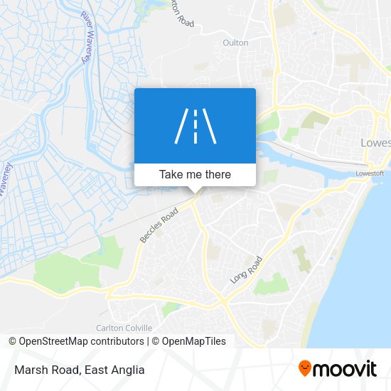 Marsh Road map