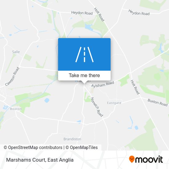 Marshams Court map