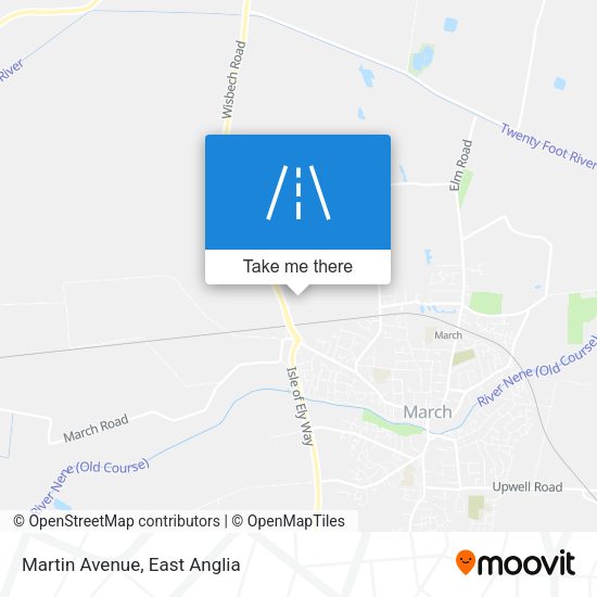 Martin Avenue map
