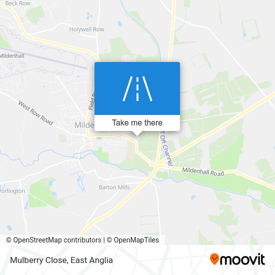 Mulberry Close map