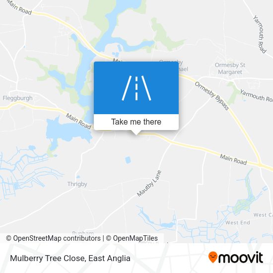 Mulberry Tree Close map