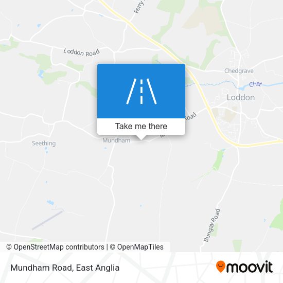 Mundham Road map
