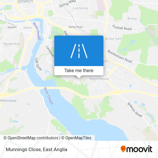 Munnings Close map