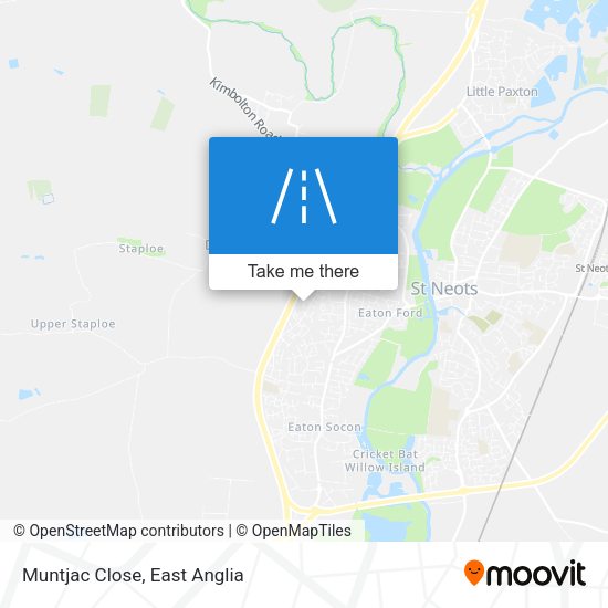 Muntjac Close map