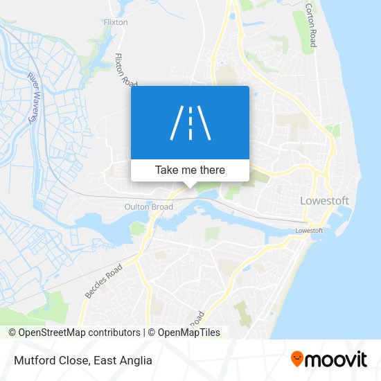 Mutford Close map