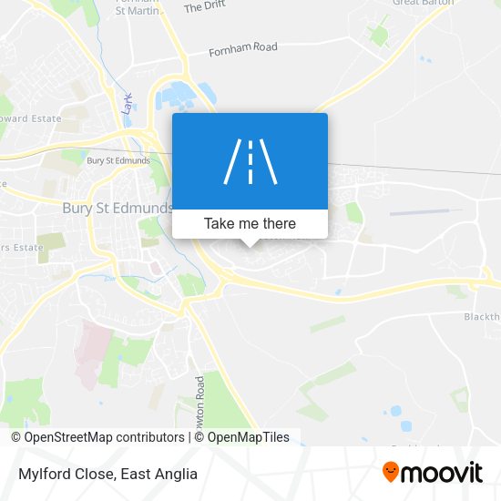 Mylford Close map