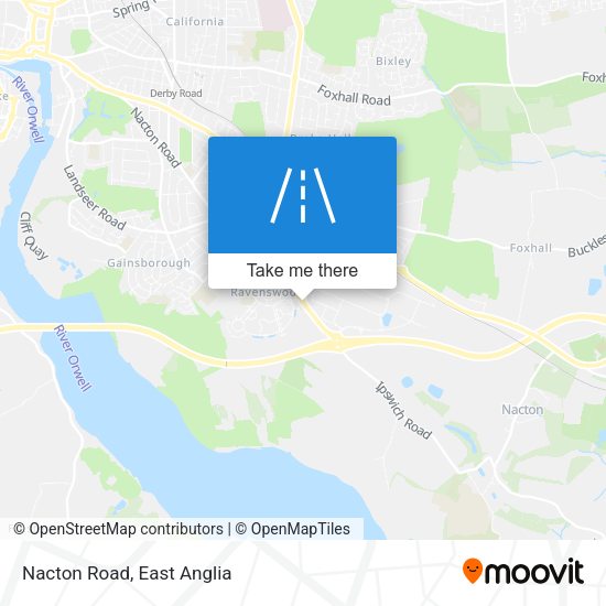 Nacton Road map