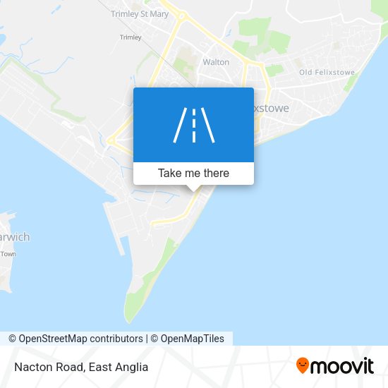 Nacton Road map