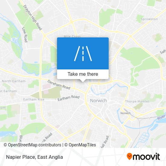 Napier Place map