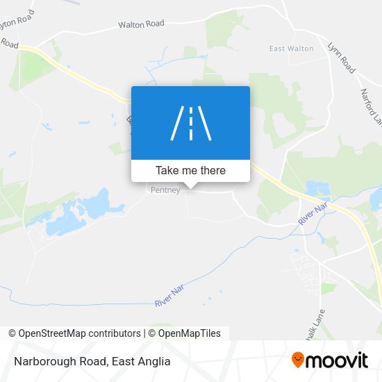 Narborough Road map
