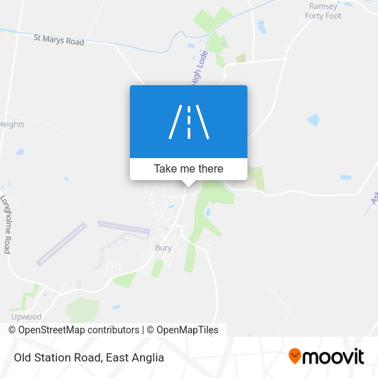 Old Station Road map