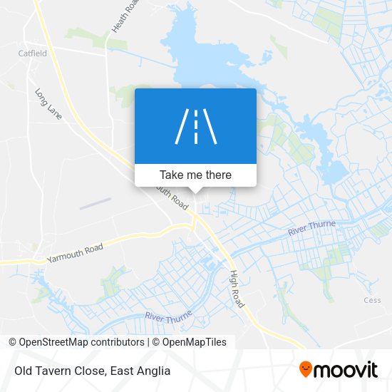 Old Tavern Close map
