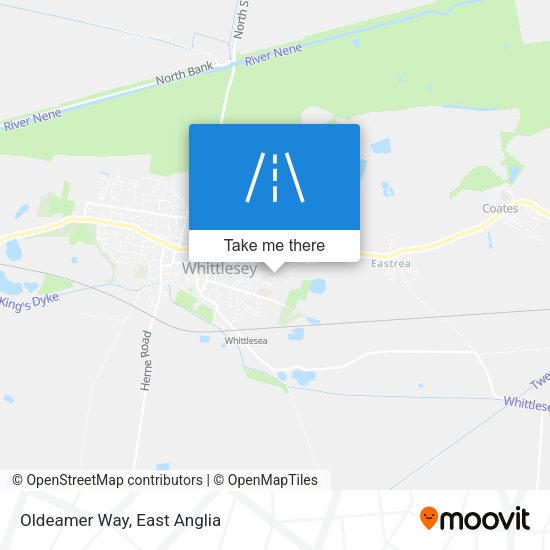 Oldeamer Way map