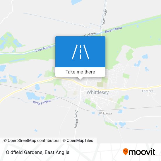 Oldfield Gardens map